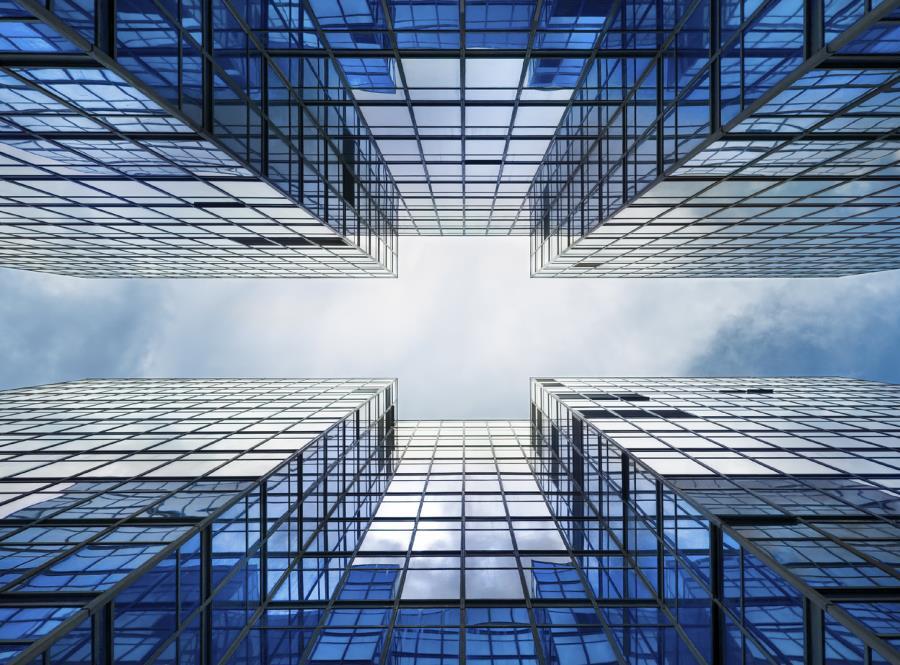 glass buildings